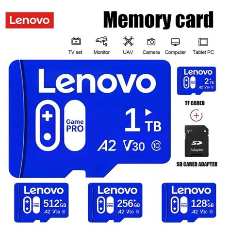 Lenovo Class10 2tb Flash Memory Card 128gb 256gb 512gb 1tb High Speed U3 Micro Tf Sd Card Cartao