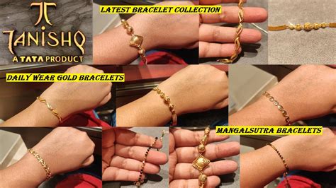 Tanishq Latest Daily Wear Gold Bracelet Collection With Weight Price