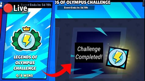 Brawl Stars Beating The Legends Of Olympus Challenge Gb Youtube