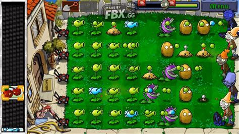 Plant Vs Zombies Level Gameplay Day Plant Vs Zombies Youtube