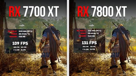 Rx 7700 Xt Vs Rx 7800 Xt Comparison In 11 Games 1440p Youtube