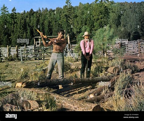 Clint Walker The Night Of The Grizzly 1966 Stock Photo Alamy