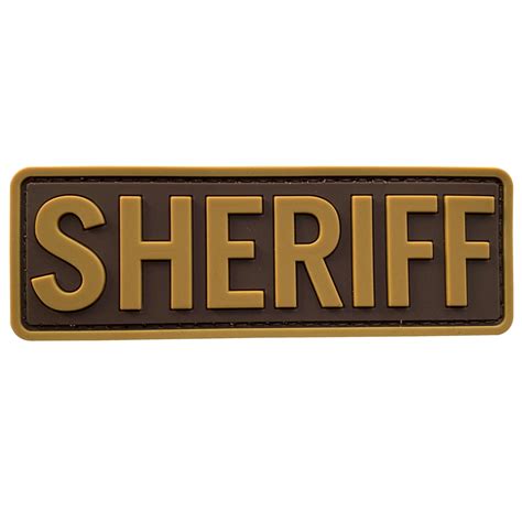 Pvc Sheriff Patches Uuken