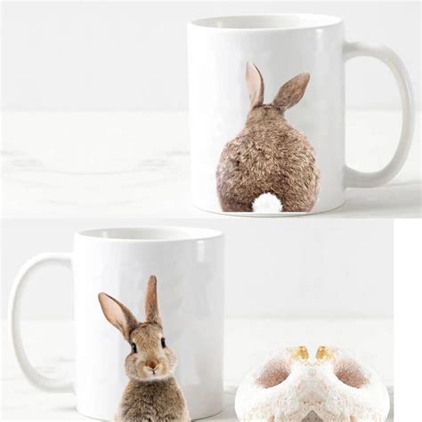 Cute Rabbit Mug Creative Animal Coffee Mug Tea Milk Cup Best Christmas