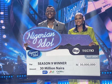 Singer Chima Crowned Winner Of Nigerian Idol Season 9