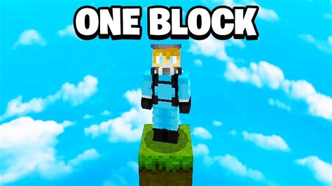 How To Play ONE BLOCK SKYBLOCK In Minecraft Bedrock YouTube