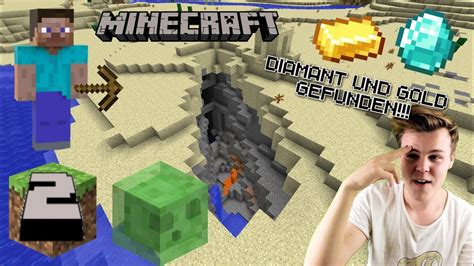 Diamant und Gold in einer Wüsten Schlucht gefunden Minecraft 2 YouTube