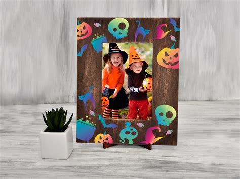 Funny Halloween Photo Frame Printable Frame Kids Room Decor | Etsy