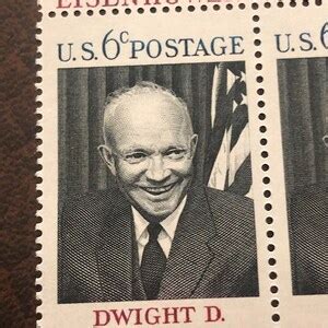 Dwight D Eisenhower 1969 U S Postage Stamps 6 Cents 12 Etsy