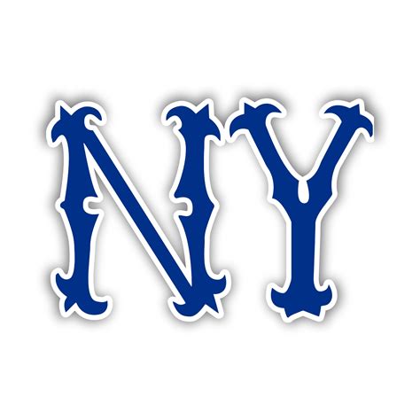 New York Yankees Spiky Ny Iron On Custom Size Biggest Decal Shop