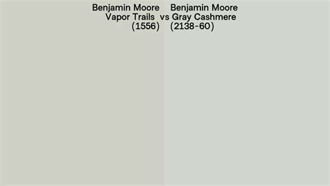 Benjamin Moore Vapor Trails Vs Gray Cashmere Side By Side Comparison