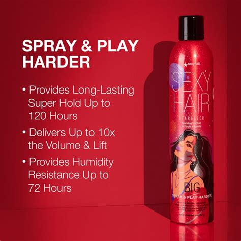 Big Sexy Hair Stargazer Spray And Play Harder Firm Volumizing Hairspray Sexyhair Cosmoprof