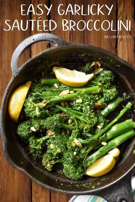 Easy Garlicky Sauteed Broccolini A Quick Parboil Makes These A Cinch