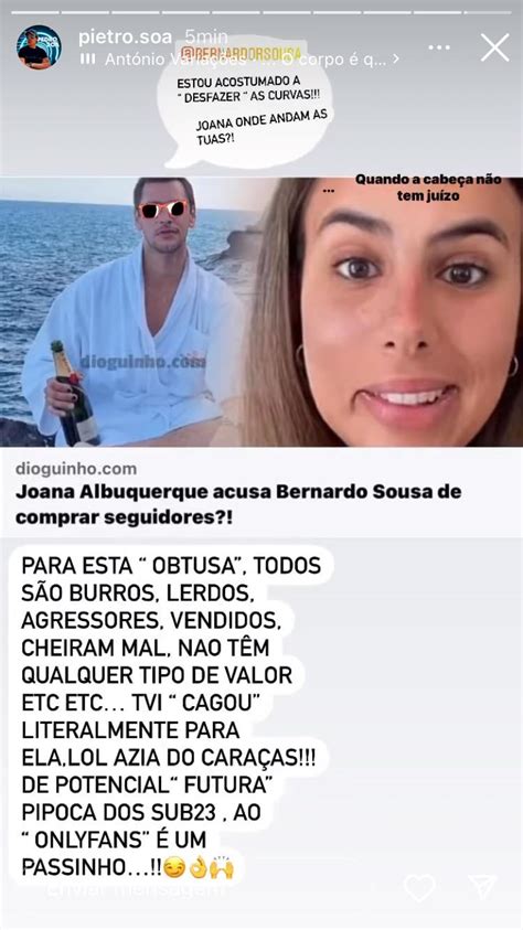 Pedro So Ataca Joana Albuquerque De Futura Pipoca Sub Ao