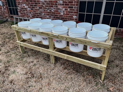 Bucket Garden Stand X Configuration General Woodworking The