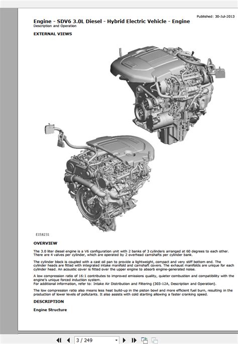 Range Rover Sport L494 Service Manual Repair Manual Workshop Manual 2011 2019