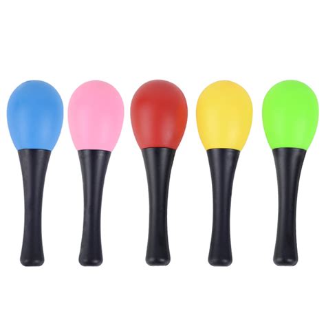 Custom ABS Plastic Maracas Shaker Egg Party Favor Rattle Baby