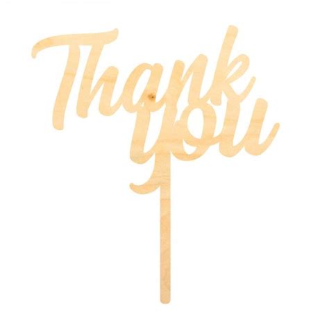 Classic Thank You Cupcake Toppers Bake And Party Crew