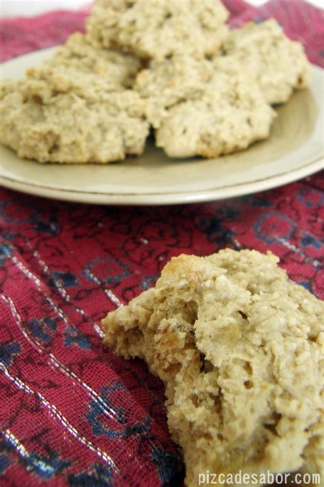 Galletas De Plátano Con Nuez Pizca De Sabor