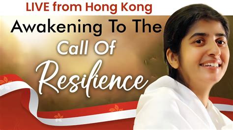 Awakening To The Call Of Resilience BK Shivani LIVE From Hong Kong