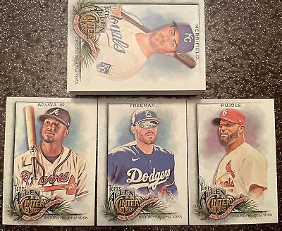 Lot Of Cards Topps Allen Ginter Baseball Rookies Vets