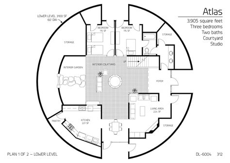 Gallery Floor Plan DL 6004 Floor Plans Dome Home House Floor Plans