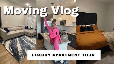 VLOG Moving To Charlotte Furniture Delivery Empty Luxury Apartment