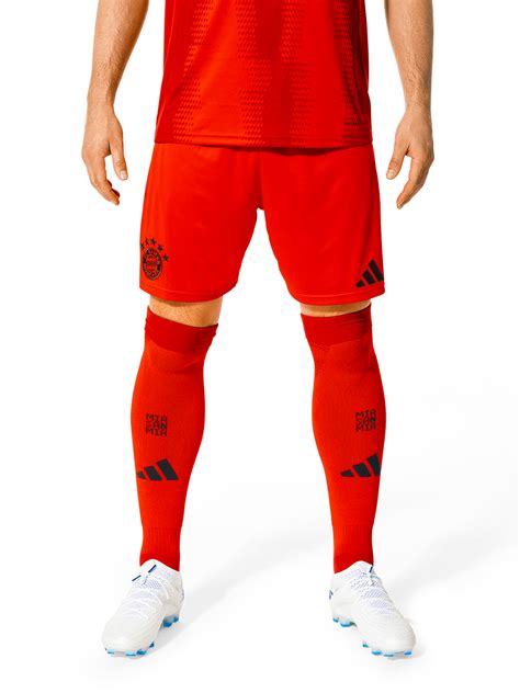 Hombres Pantalón Local 24 25 Rojo Tienda Fc Bayern Múnich