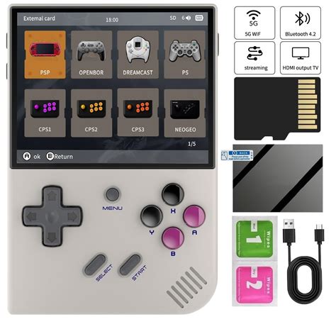 Anbernic RG35XX Plus Retro Handheld Game Console Support HDMI TV