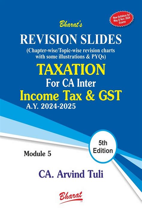 Taxation For Ca Inter Income Tax And Gst Revision Slides At 17