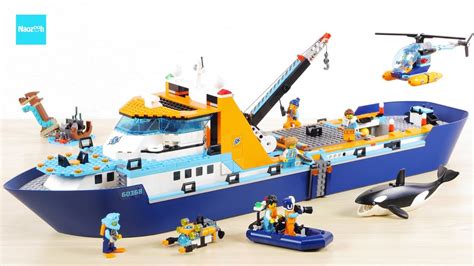 レゴ シティ 北極探検船 60368 LEGO City Arctic Explorer Ship Speed build