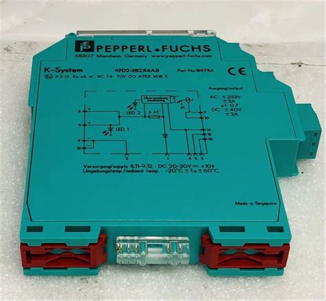 Pepperl Fuchs Kfd Eb R A B Redundant Power Feed Module At Rs