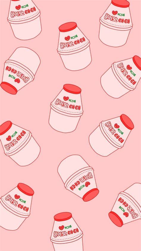 Strawberry Milk Aesthetic Wallpapers Wallpaper Cave