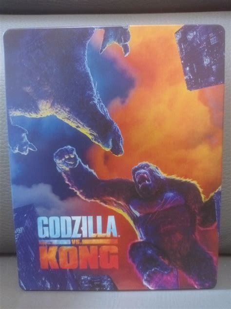 哥斯拉大戰金剛 Godzilla Vs Kong 4k Ultra Hd 2d Blu Ray Movie 4k 藍光鐵盒雙碟珍藏版 中文字幕 興趣及遊戲 音樂、樂器 And 配件 音樂