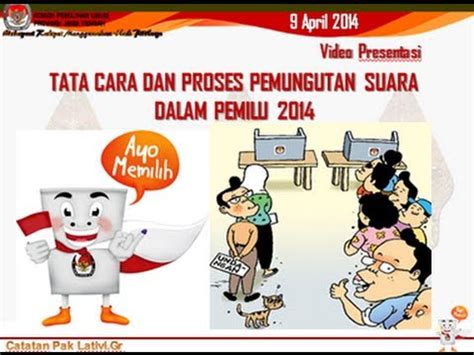 Tata Cara Dan Proses Pemungutan Suara Pemilu Youtube