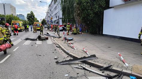 Warszawa Wypadek na Puławskiej zarzut dla kierowcy z Białorusi TVN