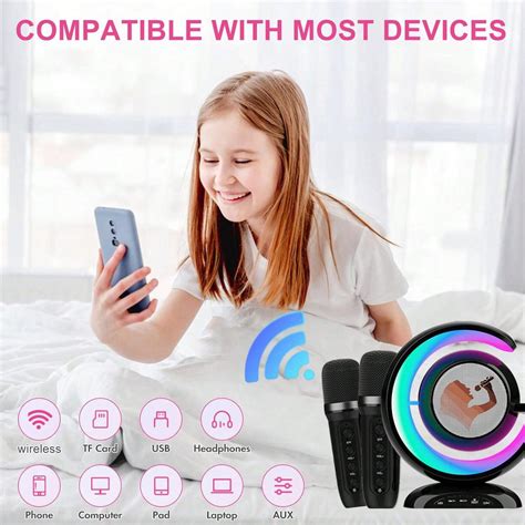 Kinder Und Erwachsene Karaoke Anlage Tragbares Bluetooth Mini Karaoke