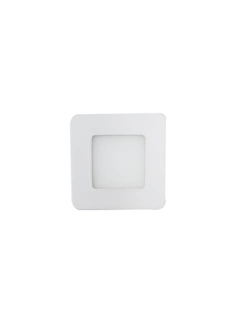 LO2393CPBM LÁMPARA OJO DE BUEY 2 PANEL CUADRADO SOBRE PONER LED 3W