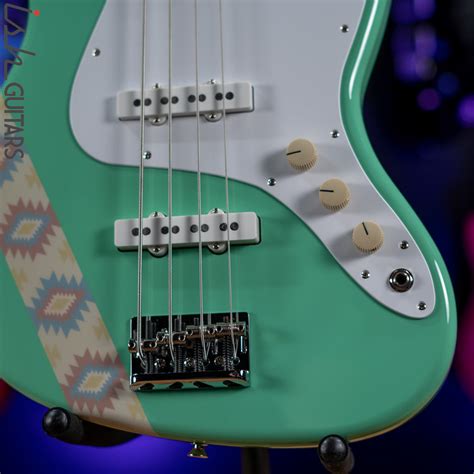 Fender Silent Siren Jazz Bass Mij Surf Green Ish Guitars