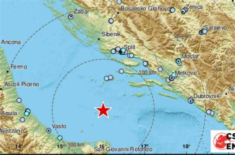 Violenta Scossa Di Terremoto Nel Mar Adriatico Avvertita Nel Centro