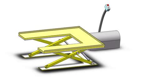 液压升降平台3d模型下载三维模型 制造云 设计图库搜索