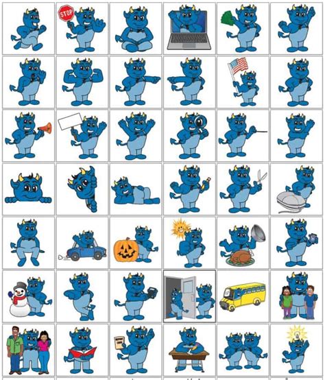 Blue Devil Clipart Guide - Mascot Junction