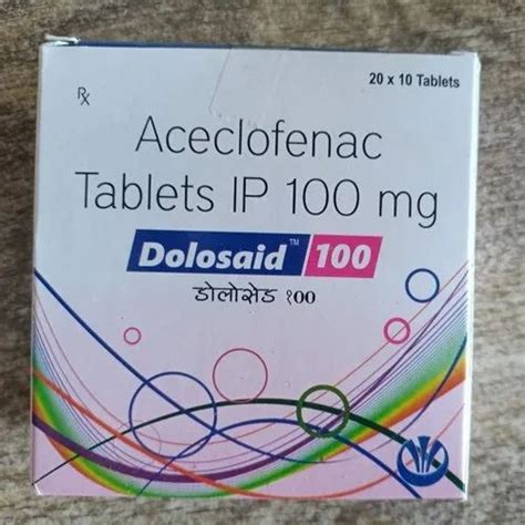 Aceclofenac 100 Mg Tab At Rs 40box Zerodol P Tablets In Surat Id 25181942797