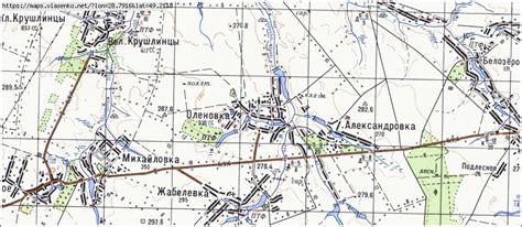 Карта ОЛЕНІВКА, Вінницька область, Вінницький район