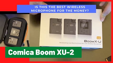 Comica Boom XU 2 UHF Wireless Microphone Setup Review Sample The