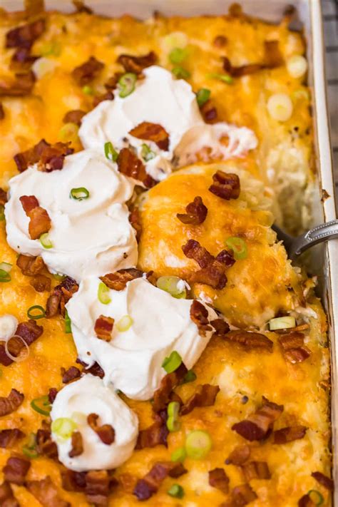 Loaded Hash Brown Potato Casserole The Cookie Rookie®