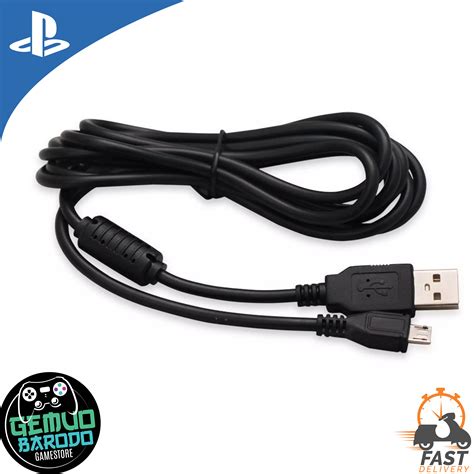 2m Usb Charging Cable Cord For Ps4 Dualshock Playstation Controllers Shopee Philippines