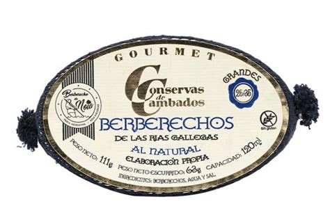 Berberechos De Las R As Gallegas Al Natural Ol Gourmet