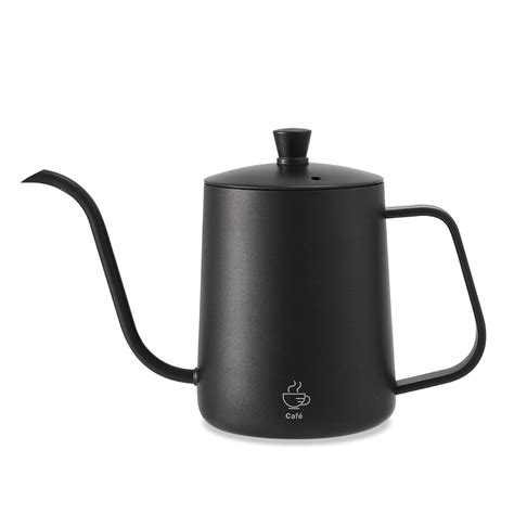 Buy Vevok Chefsmall Gooseneck Kettle Black Narrow Long Spout Ounce