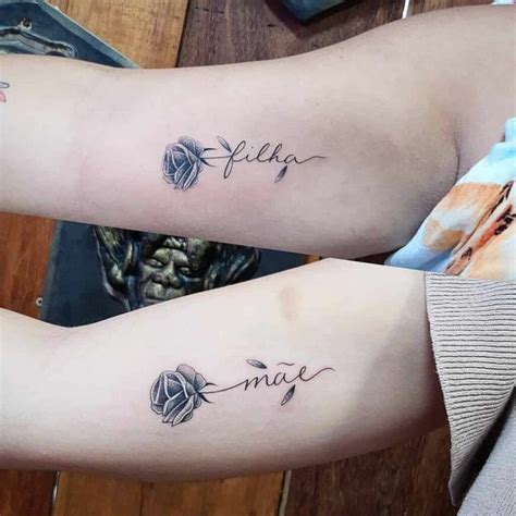 Tatuagem mãe e filha ideias para ilustrar o amor Tatuagem mae